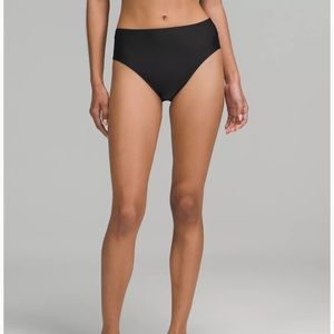 Black Lululemon high waisted swim bottoms